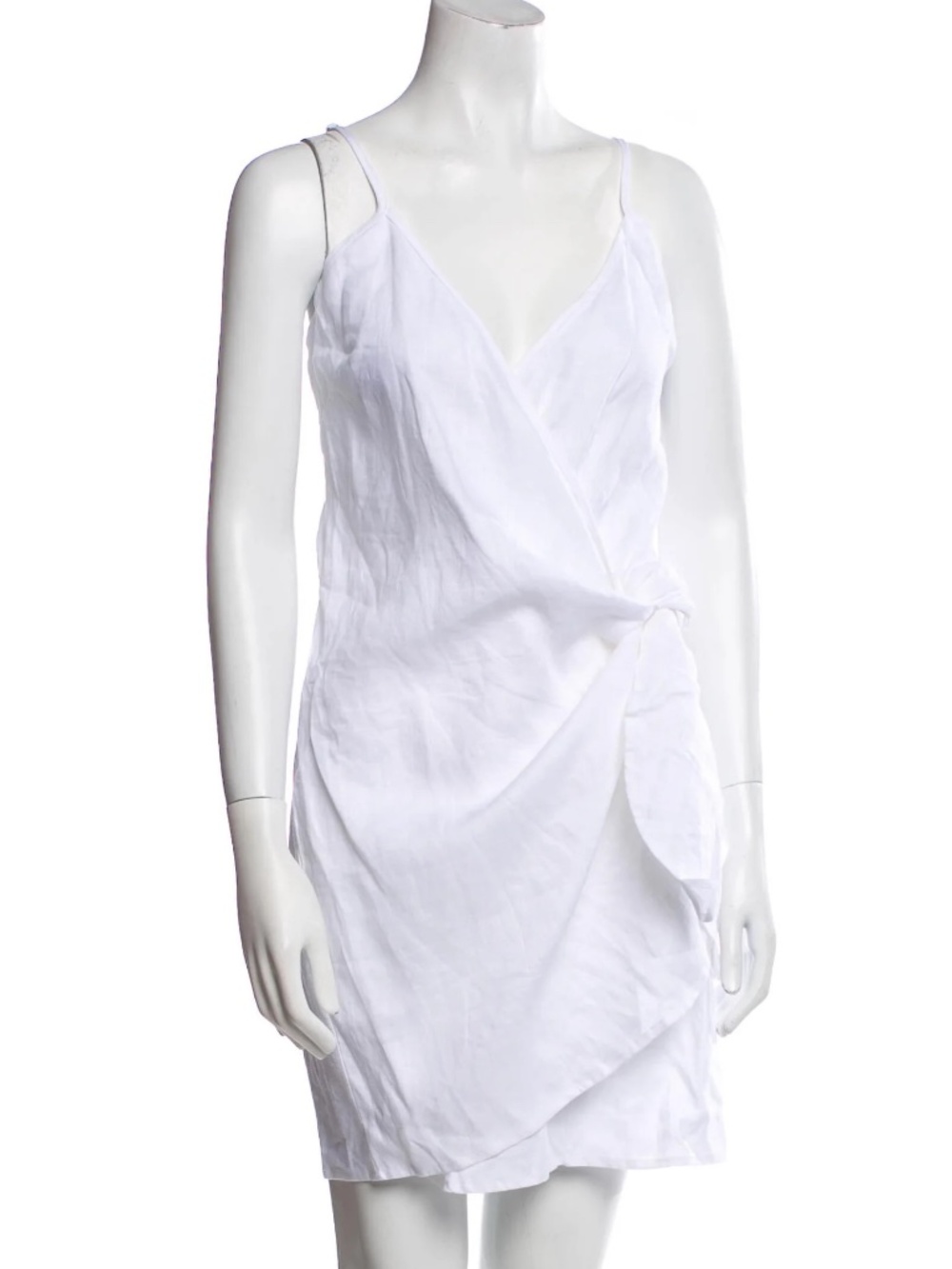 NWT Faithfull the Brand Linen Wrap Dress